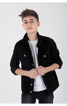 Ahengim Ahenk Kids Erkek Çocuk Kot Ceket Erkek Çocuk Ceket Ak22152023 Siyah Ahengim Ahenk Kids Erkek Çocuk Kot Ceket Erkek Çocuk Ceket Ak22152023 Siyah