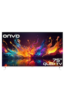 Onvo 75VQ90F3UA 75" 190 Ekran 4K Ultra HD Google Smart QLED TV