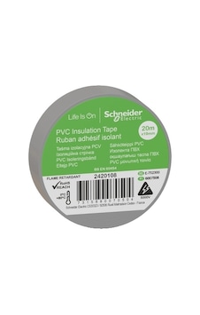 Schneider Electric 242010 Thorsman İzole Bant 19 MM x 20 M Gri 8'li Schneider Electric 242010 Thorsman İzole Bant 19 MM x 20 M Gri 8'li
