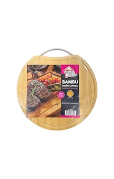 Yuvarlak Ahşap Kesim Panosu Sarı Yuvarlak Ahşap Kesim Panosu Sarı