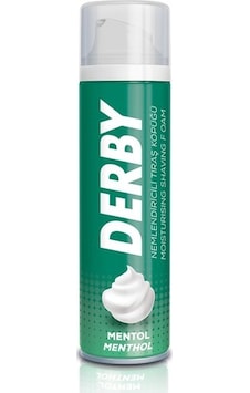 Derby Mentol Nemlendiricili Tıraş Köpüğü 200 ML Derby Mentol Nemlendiricili Tıraş Köpüğü 200 ML