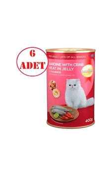 Smart Heart Kedi Konservesi Jöle İçinde Yengeç Ve Sardalyalı 400 Gr 6 Ad Smart Heart Kedi Konservesi Jöle İçinde Yengeç Ve Sardalyalı 400 Gr 6 Ad