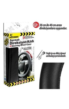 Automix Sarmalı Direksiyon Kılıfı Düz Siyah Automix Sarmalı Direksiyon Kılıfı Düz Siyah