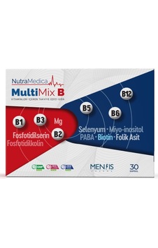 Mensis Pharma Nutramedica Multimix B Takviye Edici Gıda 30 Kapsül