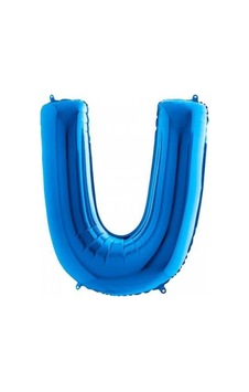 U Harf Folyo Balon Mavi 100cm Mavi U Harf Folyo Balon Mavi 100cm Mavi