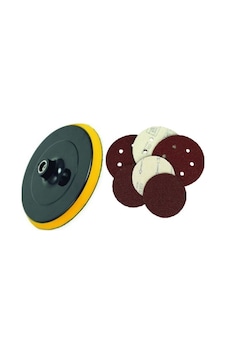 Baytaş Cırt Zımpara Tabanı 115 Mm Takozu + 21 Adet Zımpara Baytaş Cırt Zımpara Tabanı 115 Mm Takozu + 21 Adet Zımpara