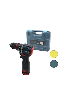 Kömürsüz Sarı Veya Mavi Renk Şarjlı Darbeli Matkap - Uç Seti 1550 Rpm24v - 5.0 Ah2-batarya Bx40