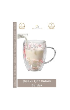 Bardak Borosilikat Cam Çiçekli Isıya Dayanıklı Tasarım Kupa Lüks Çift Cidarlı Handmade Bardak Çok Renkli Bardak Borosilikat Cam Çiçekli Isıya Dayanıklı Tasarım Kupa Lüks Çift Cidarlı Handmade Bardak Çok Renkli