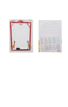 Noki Çift Taraflı Yazı Tahtası Çarpım Tablolu 17x25 Kırmızı Noki Çift Taraflı Yazı Tahtası Çarpım Tablolu 17x25 Kırmızı