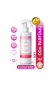 Doğal İçerikli Oda Parfümü Yumuşaf Kokulu Soft 350 Ml Fresh Doğal İçerikli Oda Parfümü Yumuşaf Kokulu Soft 350 Ml Fresh