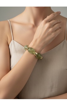 Valmont Accessories Kadın Gold Renk Yeşil İri Kemik Taşlı Bileklik Valmont Accessories Kadın Gold Renk Yeşil İri Kemik Taşlı Bileklik