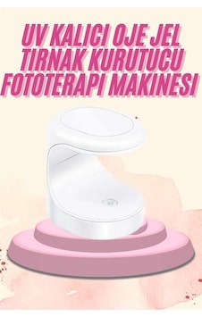 Zengemtx Mini Taşınabilir Kalıcı Oje Jel Tırnak Kurutucu Fototerapi Makinesi