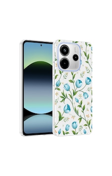 Xiaomi Redmi Note 14 4g Kılıf Çiçek Ve Fiyonk Desenli Kamera Yükseltili Mobilefix Premium Mavi Xiaomi Redmi Note 14 4g Kılıf Çiçek Ve Fiyonk Desenli Kamera Yükseltili Mobilefix Premium Mavi
