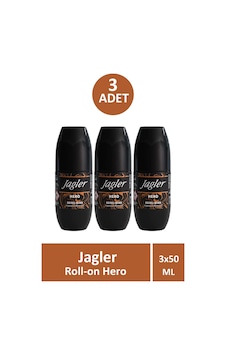 Jagler Roll-on Hero Erkek 50 Ml 3 Adet Jagler Roll-on Hero Erkek 50 Ml 3 Adet