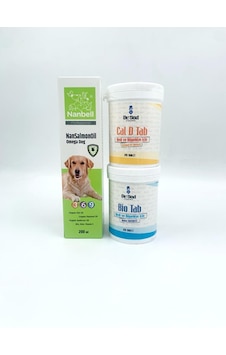 Köpekler İçin Omega 3-6-9 + Biotin Tablet + Kalsiyum Tablet Köpekler İçin Omega 3-6-9 + Biotin Tablet + Kalsiyum Tablet