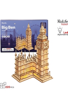 Rolife Tg507 Saat Kulesi Big Ben Dıy Minyatür Maket Model Seti Ahşap 3d Wooden Puzzle 3d Model Kit Detaylı Dekoratif Hobi Seti Ahşap Maket Rolife Tg507 Saat Kulesi Big Ben Dıy Minyatür Maket Model Seti Ahşap 3d Wooden Puzzle 3d Model Kit Detaylı Dekoratif Hobi Seti Ahşap Maket