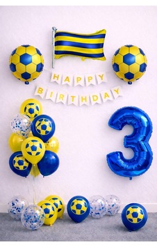 Sarı Lacivert Futbol Temalı Doğum Günü Balon Seti 3 Genel Sarı Lacivert Futbol Temalı Doğum Günü Balon Seti 3 Genel
