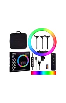 Mj18 18 İnç Rgb Ring Light Tripodlu Profesyonel Led Çekim Işığı, Uzaktan Kumandalı Yayın Lambası, Tiktok Y Mj18 18 İnç Rgb Ring Light Tripodlu Profesyonel Led Çekim Işığı, Uzaktan Kumandalı Yayın Lambası, Tiktok Y