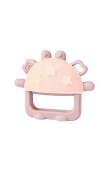 Babyjem Crabby Tutma Halkalı Silikon Diş Kaşıyıcı Pembe Babyjem Crabby Tutma Halkalı Silikon Diş Kaşıyıcı Pembe
