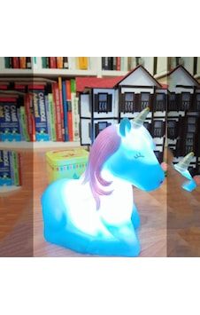 Aklow Dekoratif Unicorn Renk Değiştiren Pilli Led Gece Lambası Mavi Çoklu Renk Aklow Dekoratif Unicorn Renk Değiştiren Pilli Led Gece Lambası Mavi Çoklu Renk