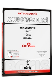 Barış Yayınları AYT Matematik Trigonometri Limit Türev İntegral Konu Denemeleri Barış Yayınları AYT Matematik Trigonometri Limit Türev İntegral Konu Denemeleri