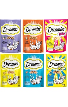 Dreamies Kedi Ödülü Karışık Avantaj Paketi 6 x 60 G Dreamies Kedi Ödülü Karışık Avantaj Paketi 6 x 60 G