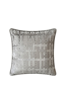 "felix" Kadife Dokulu Kırlent Kılıfları - 45x45 Açık Gri