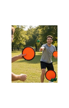 Catch Ball Set Çocuklar İçin Top Yakalama Oyunu Eğlence Seti Çok Renkli