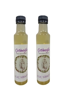 Çetinoğlu Fatma Hanım Alıç Sirkesi 2 x 250 ML