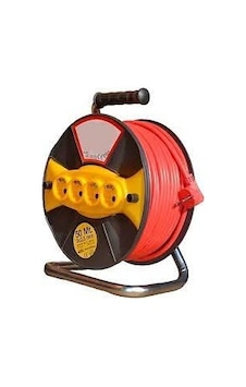 Welder Makaralı Seyyar Uzatma Kablosu 3x1.5x20 Mt 4 Girişli Welder Makaralı Seyyar Uzatma Kablosu 3x1.5x20 Mt 4 Girişli