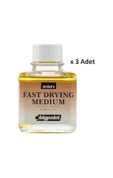 Bigpoint Kuruma Hızlandırıcı Medyum 75 Ml Yağlı Boya X 3 Adet Şeffaf Bigpoint Kuruma Hızlandırıcı Medyum 75 Ml Yağlı Boya X 3 Adet Şeffaf