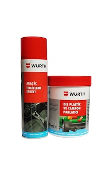Würth Plastik Tampon Parlatıcı Araç Içi Temizleme Würth Plastik Tampon Parlatıcı Araç Içi Temizleme