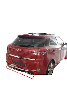 Hyundai İ20 2014-2020 Arka Difüzör Boyasız Hyundai İ20 2014-2020 Arka Difüzör Boyasız