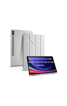 S9 X810 X816 X818 İle Uyumlu Kılıf Kalem Bölmeli Trifolding Case Gri Sku: Zeusb0dy57y44m Arka Kapak