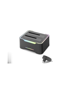 Usb 3.0 Hdd/ssd Disk Docking Station Sata 2.5 /3.5 Klonlama Destekli Rgb - Siyah Hdx1790 Usb 3.0 Hdd/ssd Disk Docking Station Sata 2.5 /3.5 Klonlama Destekli Rgb - Siyah Hdx1790