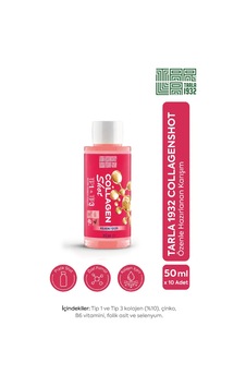 Tarla 1932 Collagen Shot Tip 1 & Tip 3 Kolajenli İçecek 50 Ml X 10 Adet