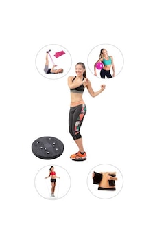 Spor Byfit Bel İçin Twister + Denge Topu + Band + İp + Kemer