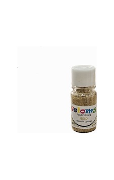 Velomy Metalik Yenilebilir Disko Simi 4gr Altın