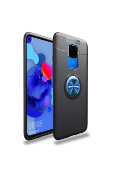 Huawei Mate 30 Lite Kılıf Zore Ravel Silikon Kapak Siyah-Mavi Huawei Mate 30 Lite Kılıf Zore Ravel Silikon Kapak Siyah-Mavi