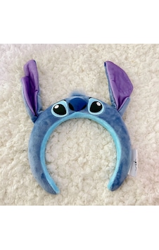 Stitch Tasarımlı Peluş Taç Mor Stitch Tasarımlı Peluş Taç Mor