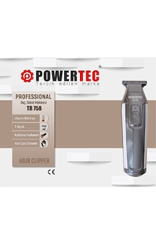 Powertec Profesyonel Saç Kesme Makinesi Tr758 Powertec Profesyonel Saç Kesme Makinesi Tr758