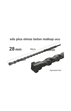 Beton Delme Ucu Sds Plus 28x600 Matkap Ucu Geçmeli Darbeli 26 Lık Beton Delme Ucu Sds Plus 28x600 Matkap Ucu Geçmeli Darbeli 26 Lık