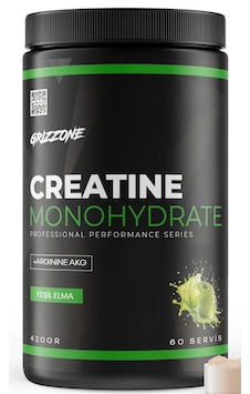 Creatıne Monohydrate Yeşil Elma Aromalı 420 Gr 60 Servis Yeşil Elma Creatıne Monohydrate Yeşil Elma Aromalı 420 Gr 60 Servis Yeşil Elma