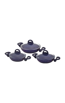 Vıvaldı Hitit Granit 6 Parça Omlet-sahan Seti Mavi N022 Tmamül.0023-n022
