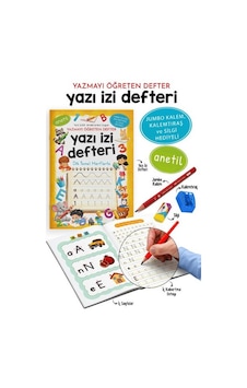 Yazı İzi Defteri - Yazmayı Öğreten Defter - Jumbo Kalem, Kalemtıraş Ve Silgi Hediyeli Yazı İzi Defteri - Yazmayı Öğreten Defter - Jumbo Kalem, Kalemtıraş Ve Silgi Hediyeli