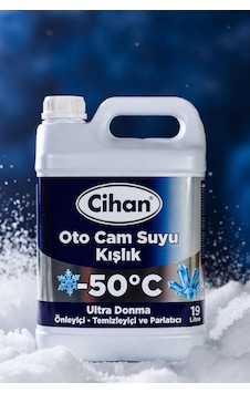 Cihan Oto Cam Suyu Kışlık -50 19 Litre Cihan Oto Cam Suyu Kışlık -50 19 Litre