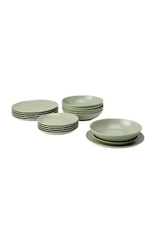 Ikea Fargklar Seramik 6 Kişilik 18 Parça Yemek Takımı 20-26 Cm Yeşil Yuvarlak Ikea Fargklar Seramik 6 Kişilik 18 Parça Yemek Takımı 20-26 Cm Yeşil Yuvarlak