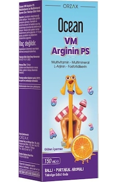 Ocean Vm Arginin Ps Ballı Portakal Takviye Edici Gıda 150 ML Ocean Vm Arginin Ps Ballı Portakal Takviye Edici Gıda 150 ML