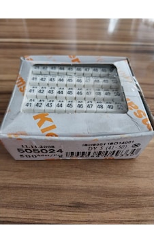Klemsan 5x5 Baskılı etiket (41-50) Klemsan 5x5 Baskılı etiket (41-50)