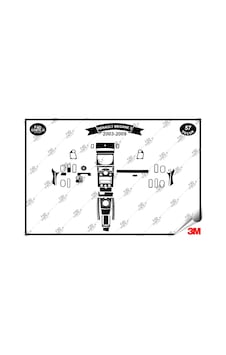 Renault Megane 2 Dijital 2003-2009 Torpido Konsol Trim Göğüs Maun Kaplama Set 57 Parça Siyah Renk Renault Megane 2 Dijital 2003-2009 Torpido Konsol Trim Göğüs Maun Kaplama Set 57 Parça Siyah Renk